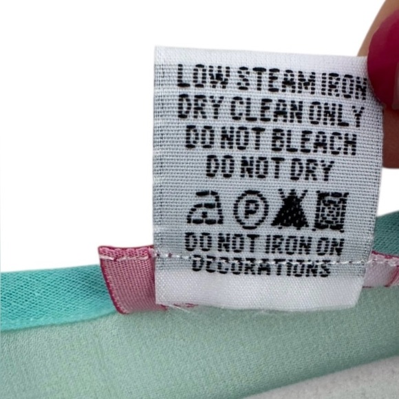 Ranees Sheer Boho Tunic Beach Coverup Turquoise Blue Asymmetrical Rhinestone M - Picture 10 of 11